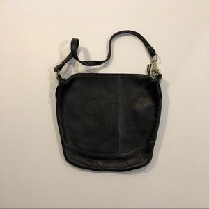 Rodger von s pebbled leather hand bag bucket bag